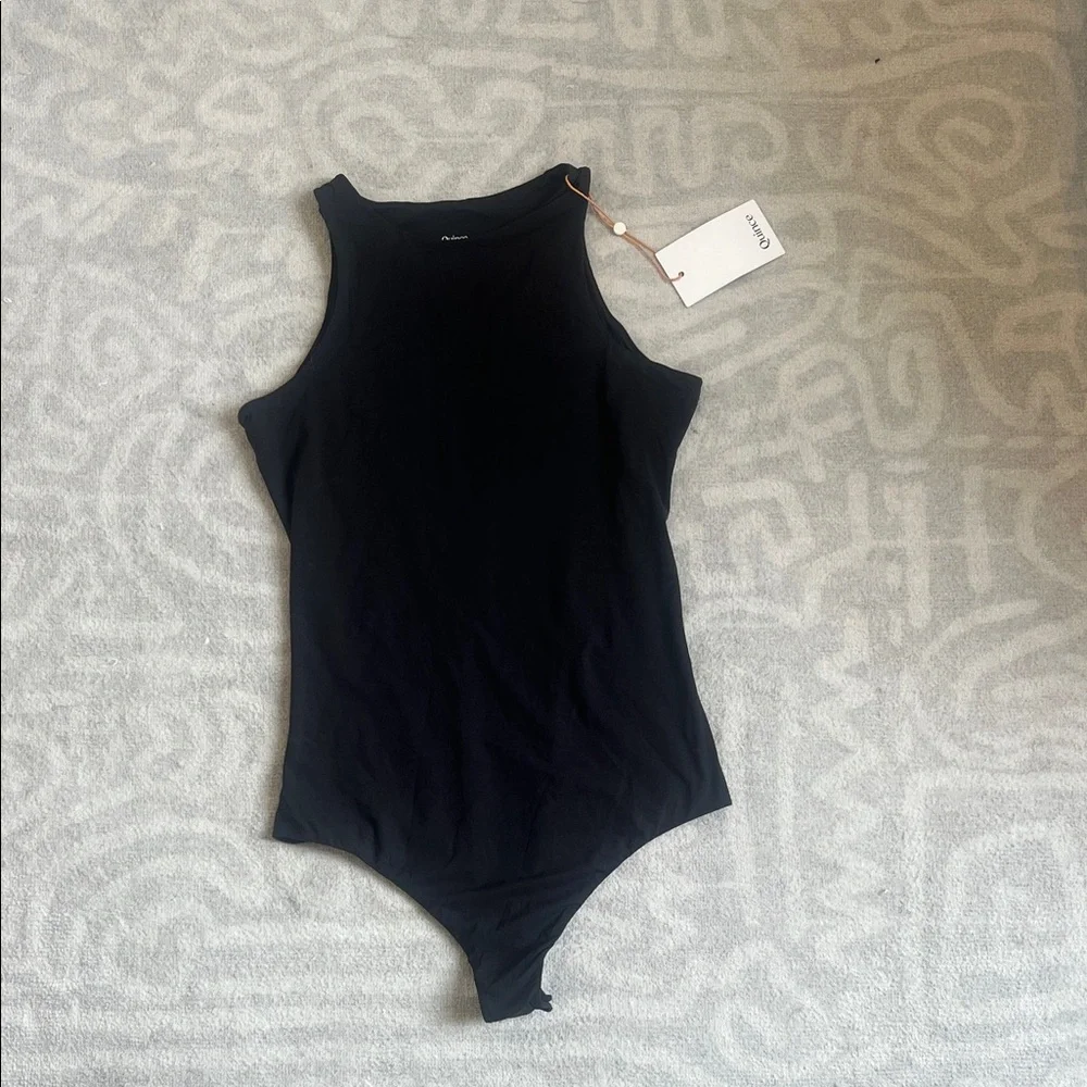Quince Black Sleeveless Bodysuit - Picture 1 of 4